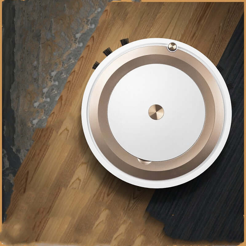 Intelligent Vacuum Cleaner Remote-Controlled By Sweeping Robot App - Crownie 0 Gold / USB