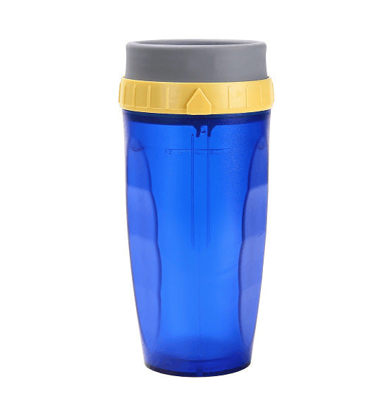 No Cover Twist Cup Travel Portable Cup Double Insulation Tumbler Straw Sippy Water Bottles Portable For Children Adults - Crownie 0 7style / 201to300ML