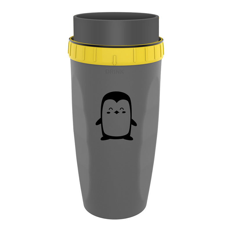 No Cover Twist Cup Travel Portable Cup Double Insulation Tumbler Straw Sippy Water Bottles Portable For Children Adults - Crownie 0 1style / 201to300ML