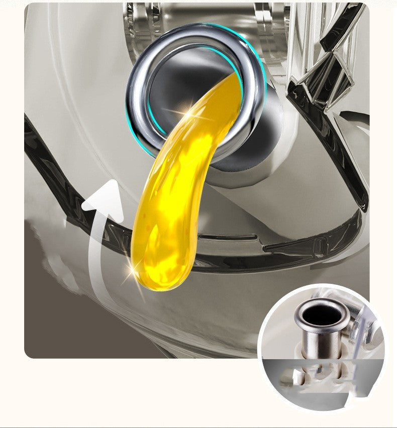 2 In 1 Oil Sprayer Bottle BBQ Cooking Oil Dispenser Olive Oil Pourers Sprayer Kitchen Baking Oil Mister Vinegar Bottle - Crownie 0 550ml Warm Gray / 1PC