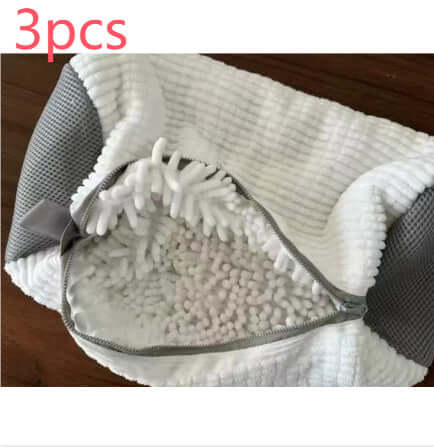 Shoes Laundry Bag Shoe Wash Bag For Washing Machine Reusable Zipper Shoe Washing Bag Sneaker Tennis Shoe Cleaner Kit Remove Dirt - Crownie 0 White / 39x19CM / 3PCS