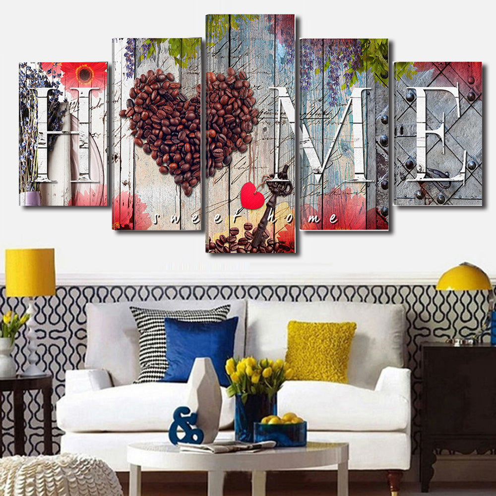 Home sweet home decoration board - Crownie 0 Red / S / No frame