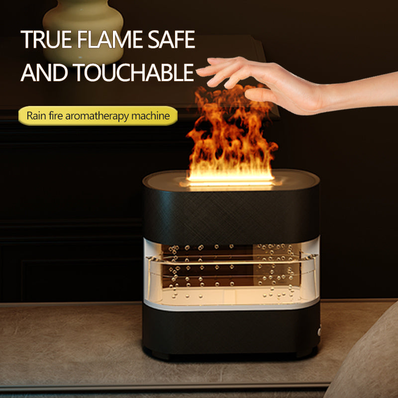 Flame Rain Humidifier - Crownie 0 Black / USB