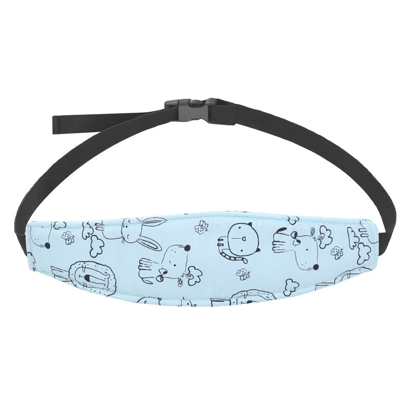 Baby Fixed Head Band - Crownie 0 Blue Animal