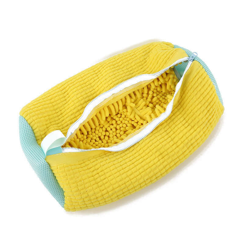 Shoes Laundry Bag Shoe Wash Bag For Washing Machine Reusable Zipper Shoe Washing Bag Sneaker Tennis Shoe Cleaner Kit Remove Dirt - Crownie 0 Yellow / 39x19CM / 1PC