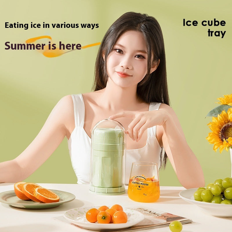 Twisting Ice Cup Rotating Release Ice Cube Trays Rotation With Cover Ice Block Mold For Freezer Home Refrigerator Storage - Crownie 0 Green