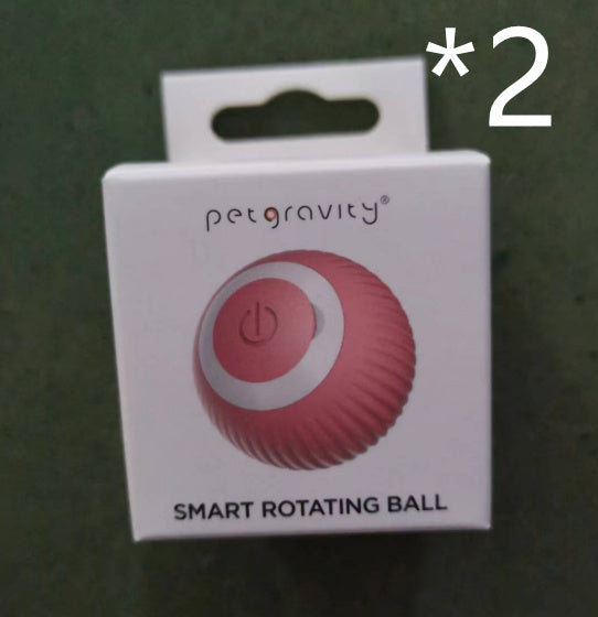 Cat Gravity Intelligent Rolling Ball Tease Toy Pet Automatic Rotating Ball - Crownie 0 2pcs in Green / USB