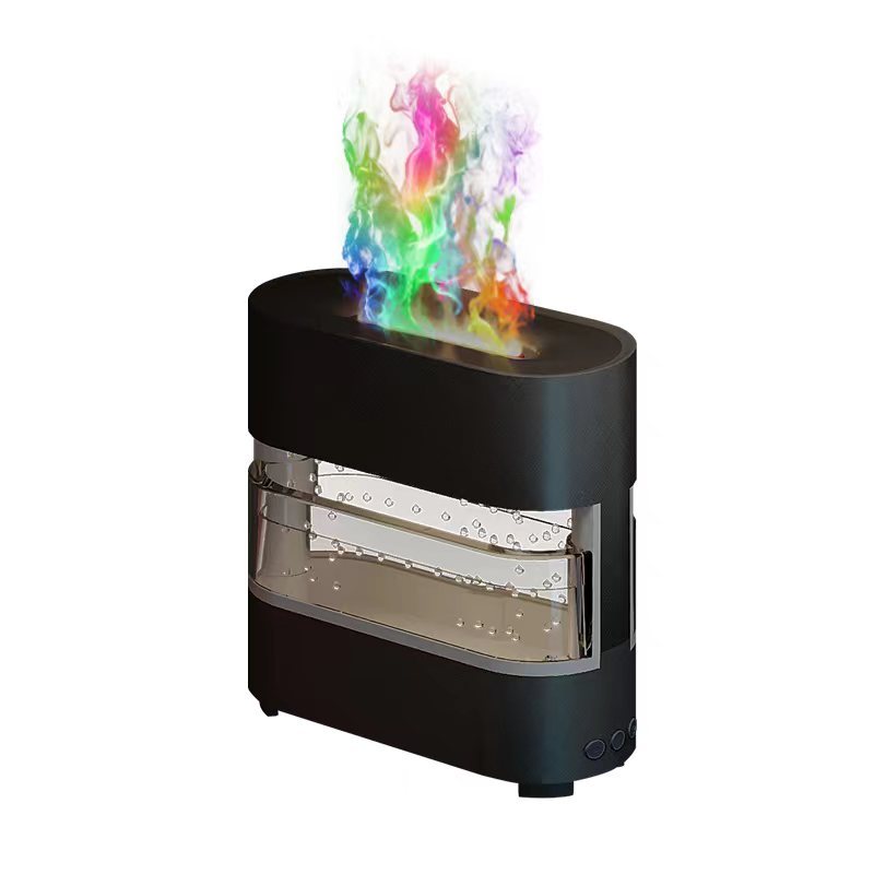 Flame Rain Humidifier - Crownie 0 Black / USB