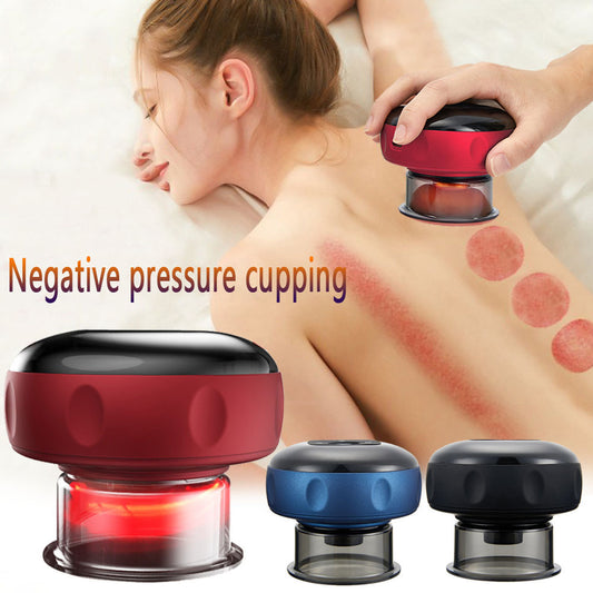 Electric Vacuum Cupping Massage Body Cups Anti-Cellulite Therapy Massager For Body Electric Guasha Scraping Fat Burning Slimming - Crownie 0 2Blue 2black / 12speed charging / USB