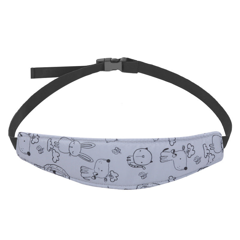 Baby Fixed Head Band - Crownie 0 Gray Animal