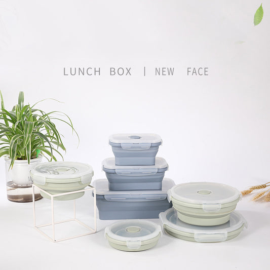 Silicone lunch box - Crownie 0 Blue Green / 350ml