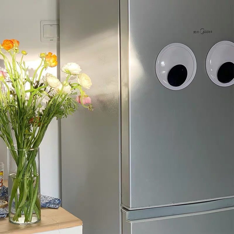 Nordic Style Creative Eyes Refrigerator Magnet Decoration Cute Accessories - Crownie 0 Magnetic type / 12*12