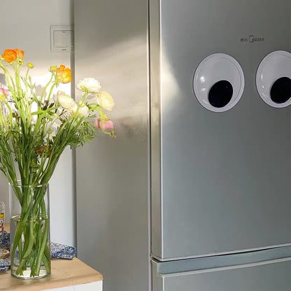 Nordic Style Creative Eyes Refrigerator Magnet Decoration Cute Accessories - Crownie 0 Magnetic type / 12*12