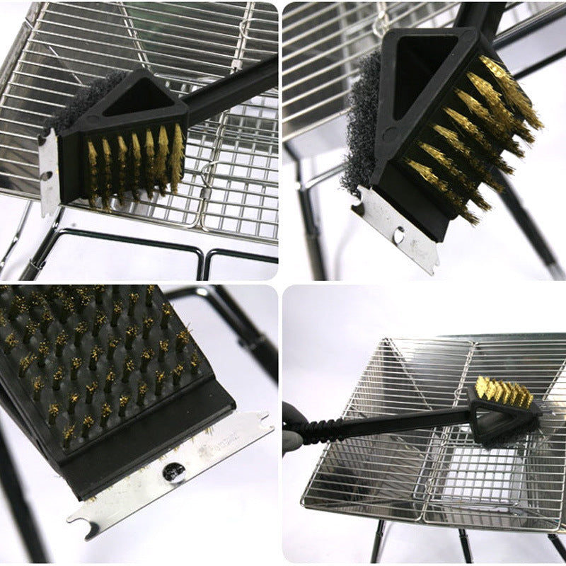 Household Barbecue Net Cleaning Brush and Baking Brush Tool