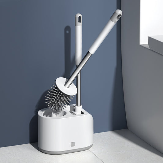 Bathroom Silicone Toilet Brush - Crownie 0 Landing