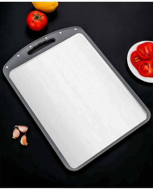Chopping Board 304 Stainless Steel Double Sided Domestic Chopping Board - Crownie 0 Regular