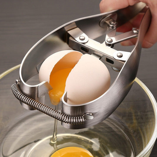 Stainless Steel Egg Scissors Eggshell Cutter Quail Egg Opener Egg Cutter Egg Topper Cracker Separator Cooker Cracker - Crownie 0 Stainless steel