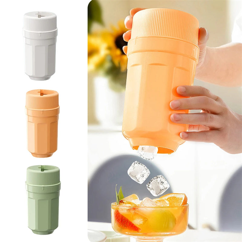 Twisting Ice Cup Rotating Release Ice Cube Trays Rotation With Cover Ice Block Mold For Freezer Home Refrigerator Storage - Crownie 0 Green