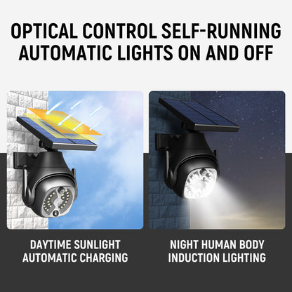 Solar Powered Outdoor Courtyard Lights + Human Sensor
