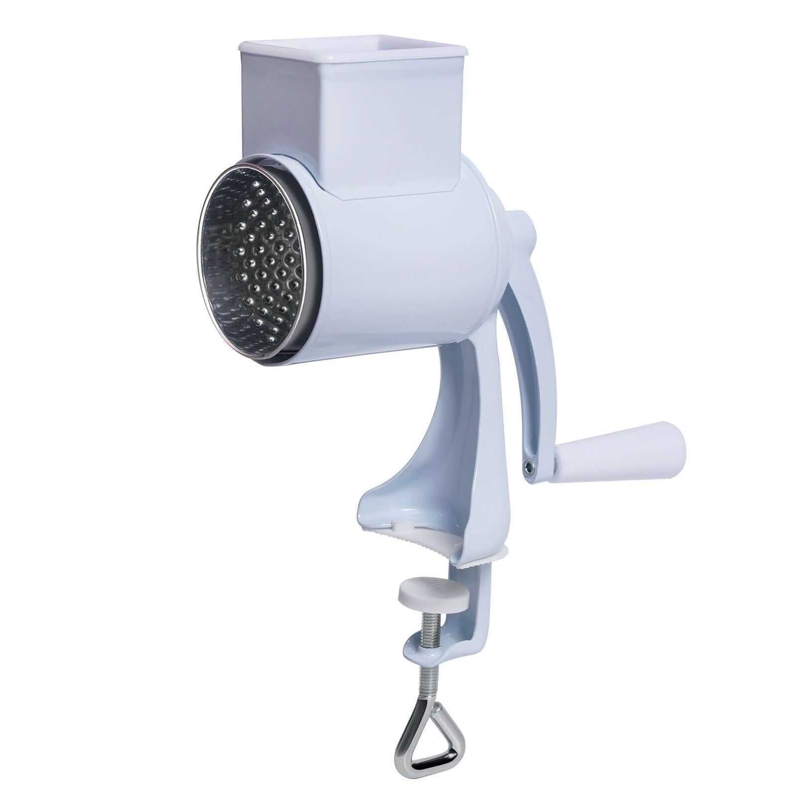 Hand-Cranked Peanut Grinder & Cheese Shredder - Crownie 0 160 White Single Knife