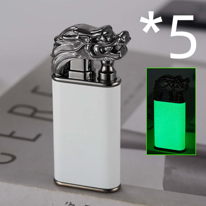 Creative Blue Flame Lighter - Crownie 0 Black Scrub Crocodile bk872 / 1PCS