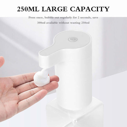 New Fully Automatic Induction Intelligent Bubble Infrared Hand Sanitizer Machine - Crownie 0 White
