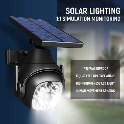 Solar Powered Outdoor Courtyard Lights + Human Sensor