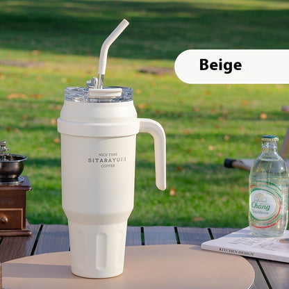 Stainless Steel Double-layer Vacuum Large Capacity Outdoor Portable Insulation Cup