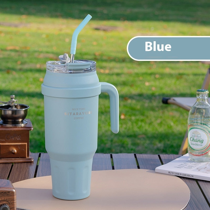 Stainless Steel Double-layer Vacuum Large Capacity Outdoor Portable Insulation Cup