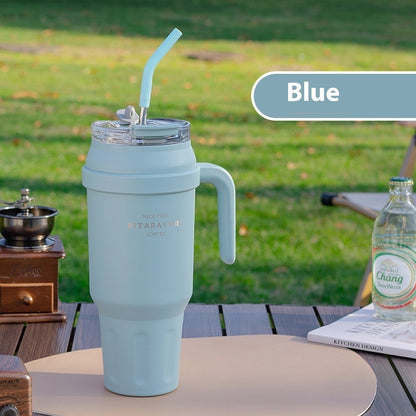 Stainless Steel Double-layer Vacuum Large Capacity Outdoor Portable Insulation Cup