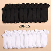 10 Pairs Unisex  Comfy Anti Odor Sweat-absorbing Socks