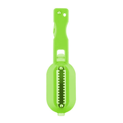 Fish Skin Brush Scraping Fish Scale Brush Grater Quick Disassembly Fish Knife Cleaning Peeling Skin Scraper Scraper Fish Scaler Kitchen Tools - Crownie 0 16x5.5x4.2cm / blue