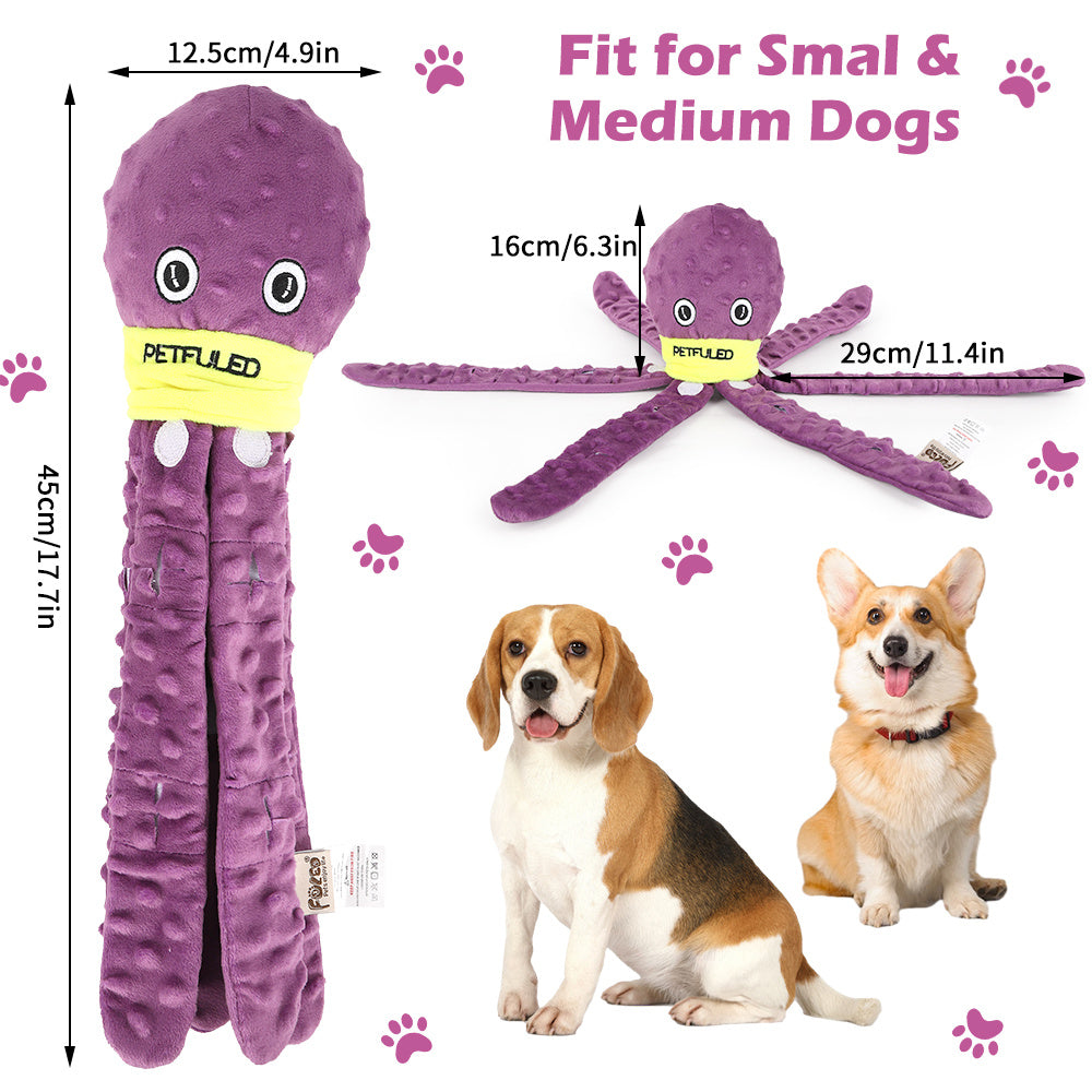 Dog Snuffle Toy Dog Plush Octopus Toys, Dog Puzzle Games Interactive Puppy Toys Chew Toys Slow Feeding Games