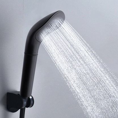 Shower With Water Saving Filter Shower Head Bathroom Accessories - Crownie 0 Black filter
