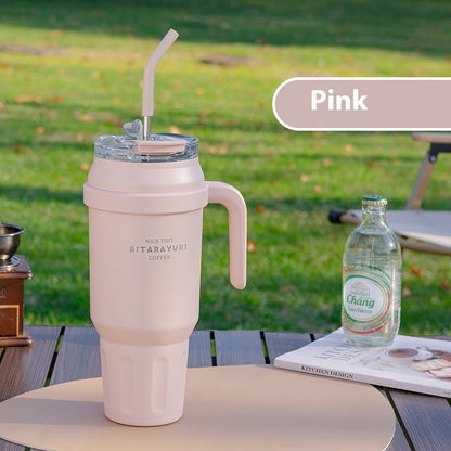 Stainless Steel Double-layer Vacuum Large Capacity Outdoor Portable Insulation Cup