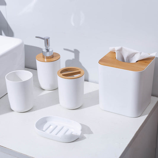 Bamboo Fiber Toothbrush Holder Lotion Bottle - Crownie 0 Lotion Bottle