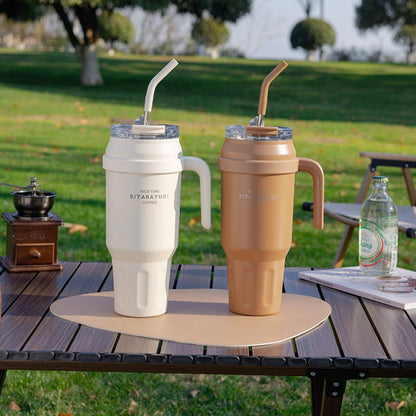 Stainless Steel Double-layer Vacuum Large Capacity Outdoor Portable Insulation Cup