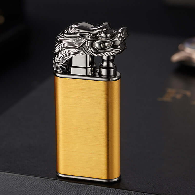 Creative Blue Flame Lighter - Crownie 0 Black Scrub Crocodile bk872 / 1PCS