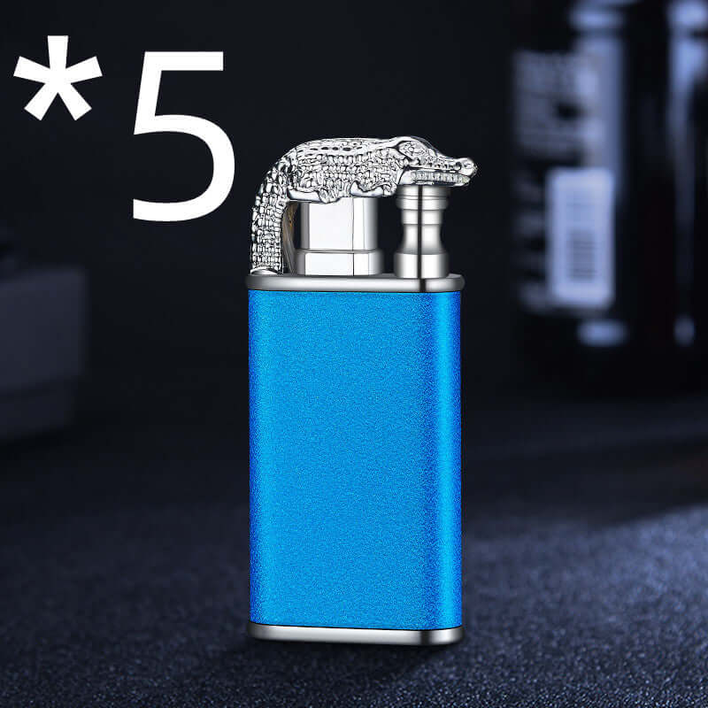 Creative Blue Flame Lighter - Crownie 0 Blue Scrub Crocodile bk872 / 5PCS