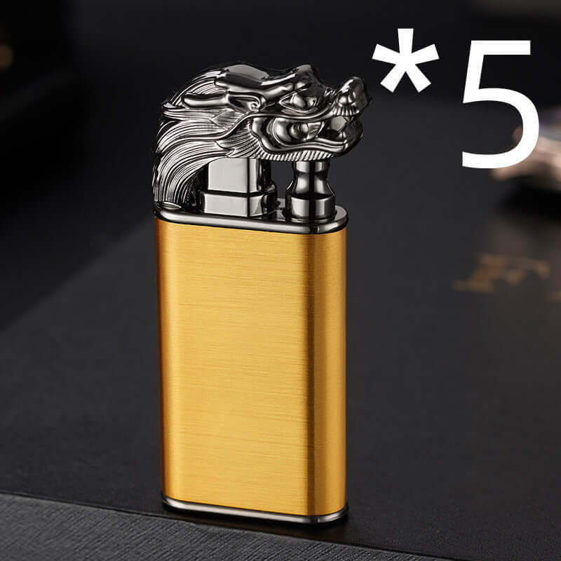 Creative Blue Flame Lighter - Crownie 0 Black Scrub Crocodile bk872 / 1PCS