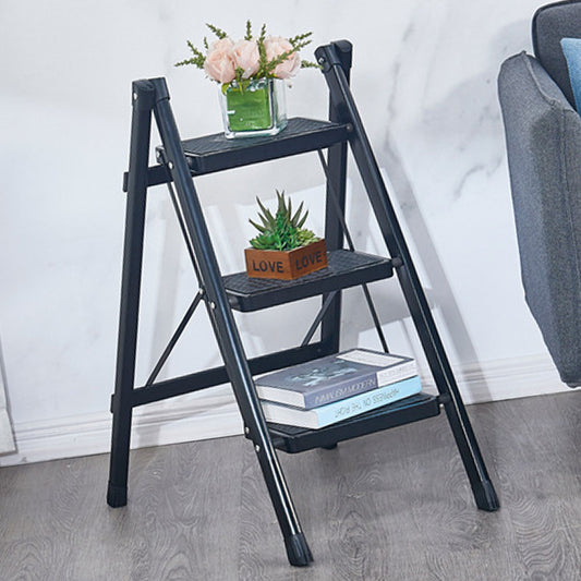 3 Step Ladder Safe Durable Metal Plastic Collapsible Widely Used Step Ladder 3 Step Folding for Book Vase Display 3 Tier (Color Is Customizable)
